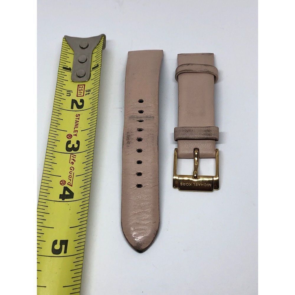 Michael Kors Genuine Leather Watch Bracelet Straps Full 2 Piece Band J213